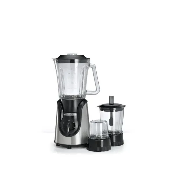 Black Decker 600W Blender with Grinder and Mincer Chopper