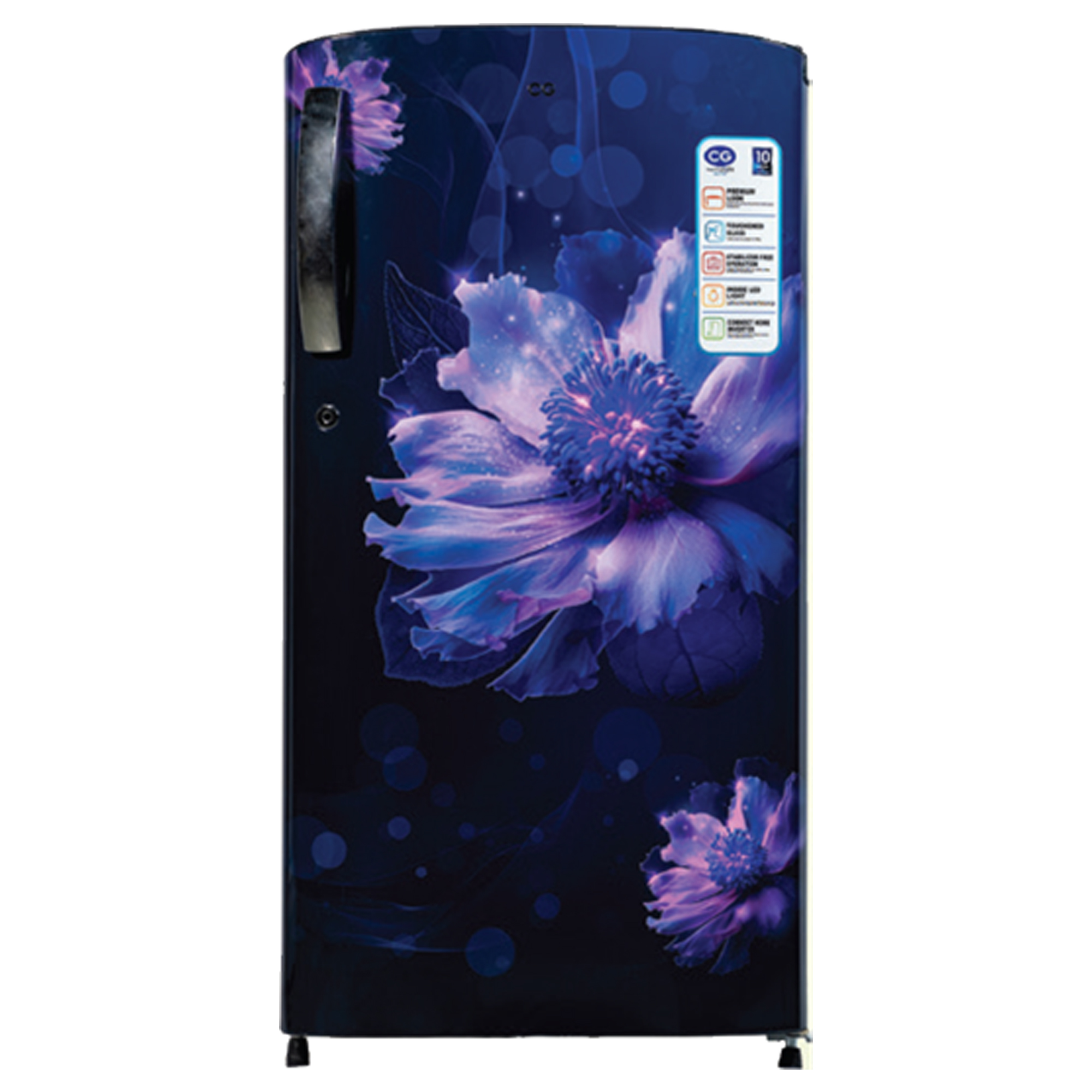 CG 200 Liter Single Door Refrigerator (CGS215DB01) model CGS215DB01 front view - GharOne Nepal