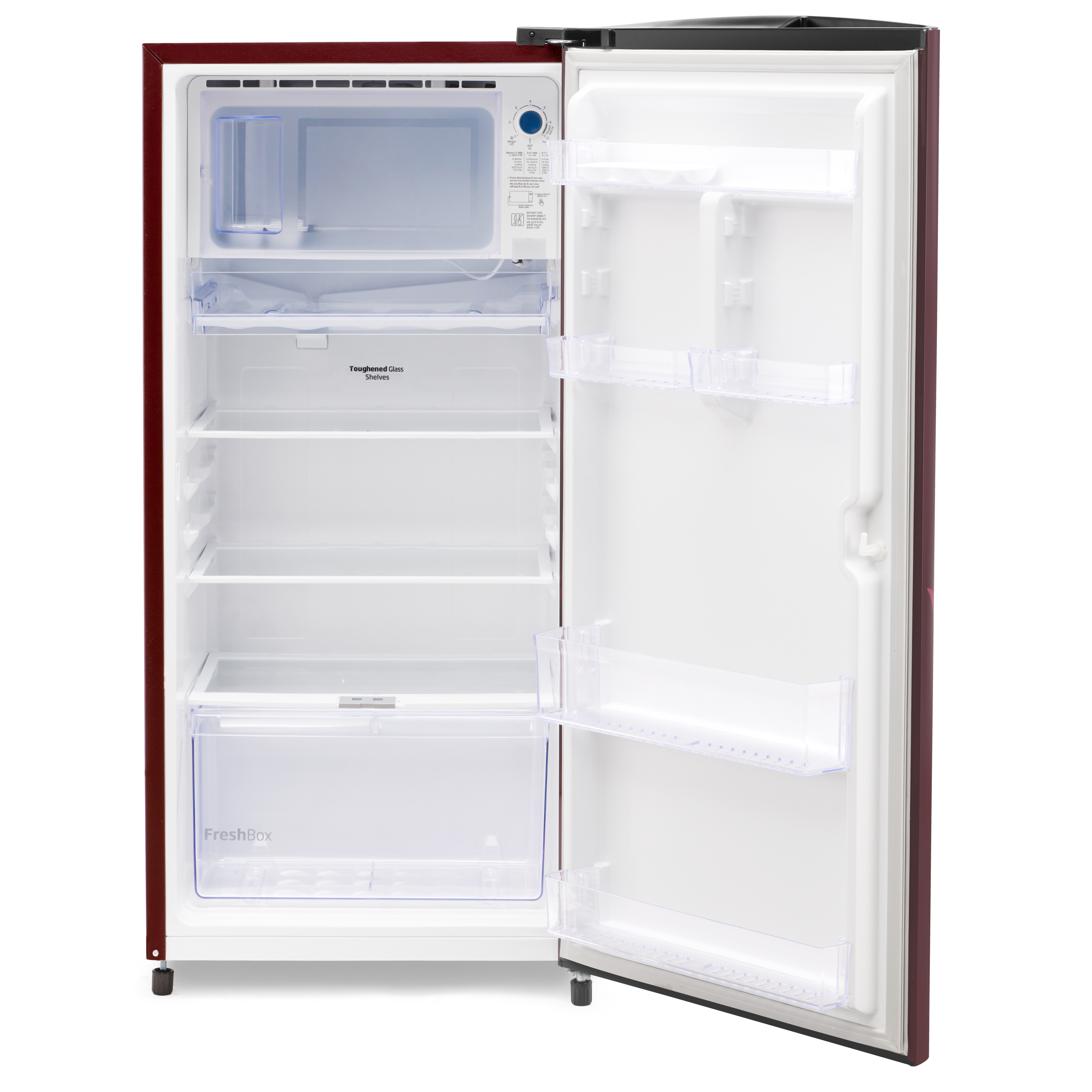 Beko 188 Liter Single Door Refrigerator (RDC208SFLWE/PW) model RDC208SFLWE/PW front view - GharOne Nepal view 4