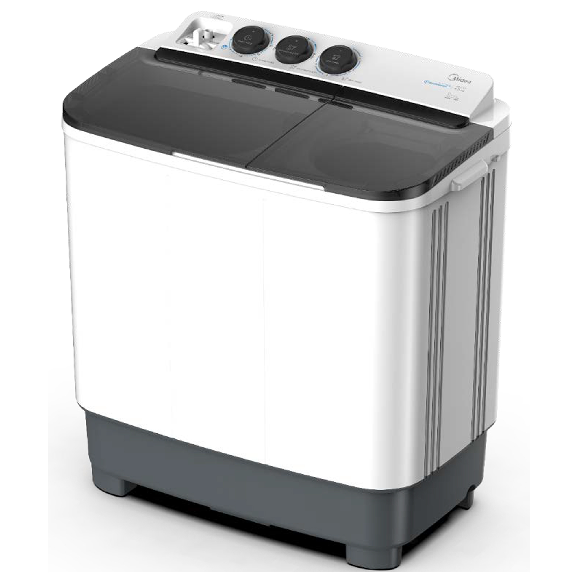 Midea 7 Kg Twin Tub Washing Machine (MT100W70) model MT100W70 front view - GharOne Nepal