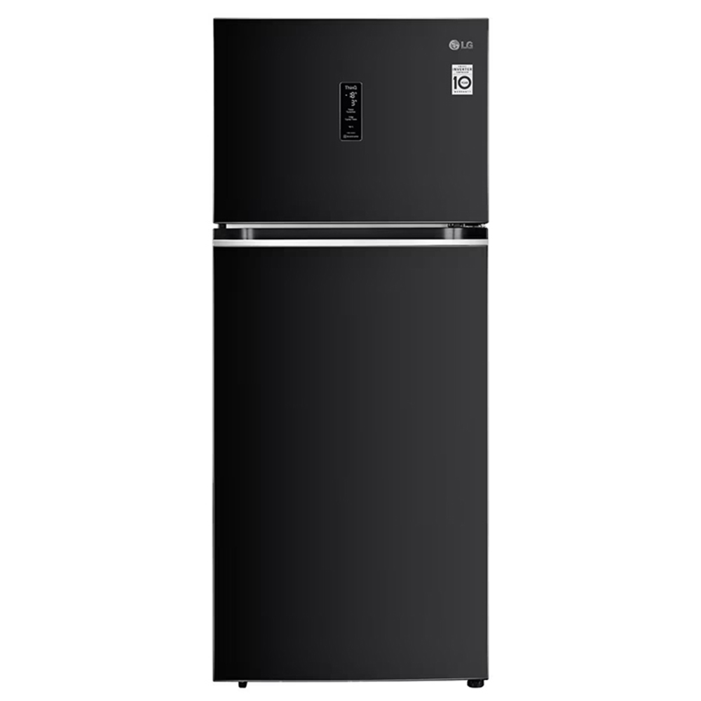 LG 360 Liter Double Door Refrigerator | Smart Inverter Compressor | Convertible | Door Cooling+ | ThinQ Wi-Fi (GLT400CESI.AESQ) model GLT400CESI.AESQ front view - GharOne Nepal