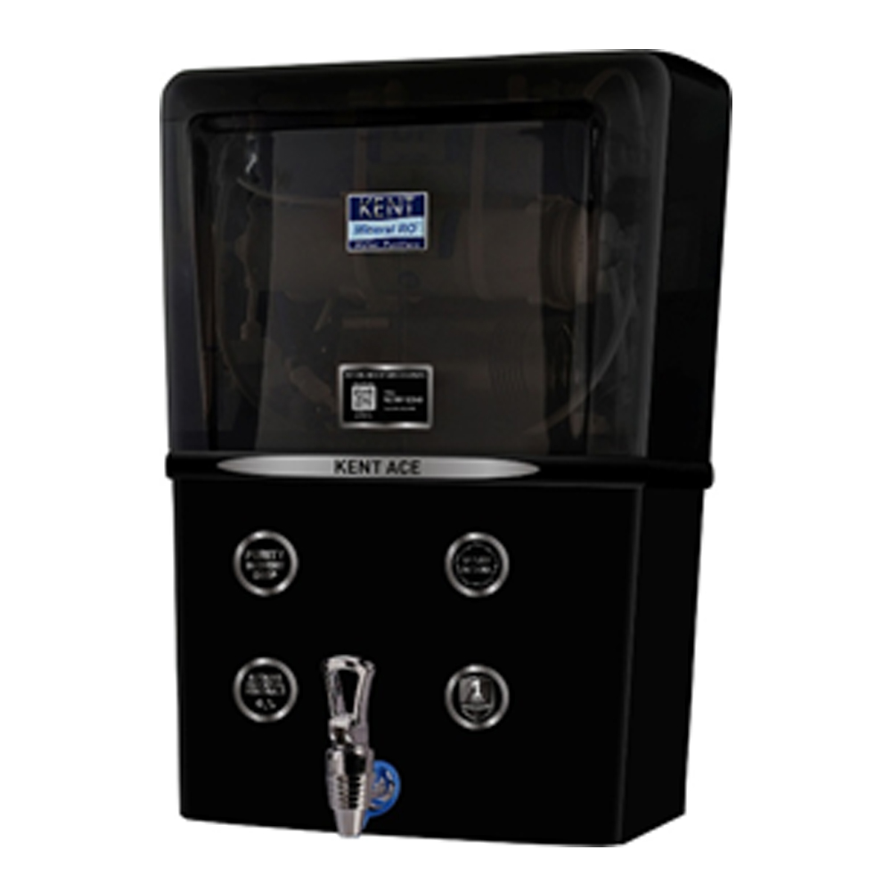 Kent 8 Liter RO+UF+TDS +UV Water Purifier (Kent ACE-B Mineral RO Water Purifier) model Kent ACE-B Mineral RO Water Purifier front view - GharOne Nepal