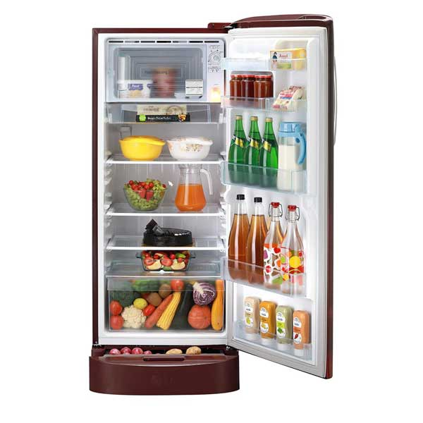 LG Refrigerator 190 Ltr (GLD205ASCB.ASCQ) model GLD205ASCB.ASCQ front view - GharOne Nepal view 3