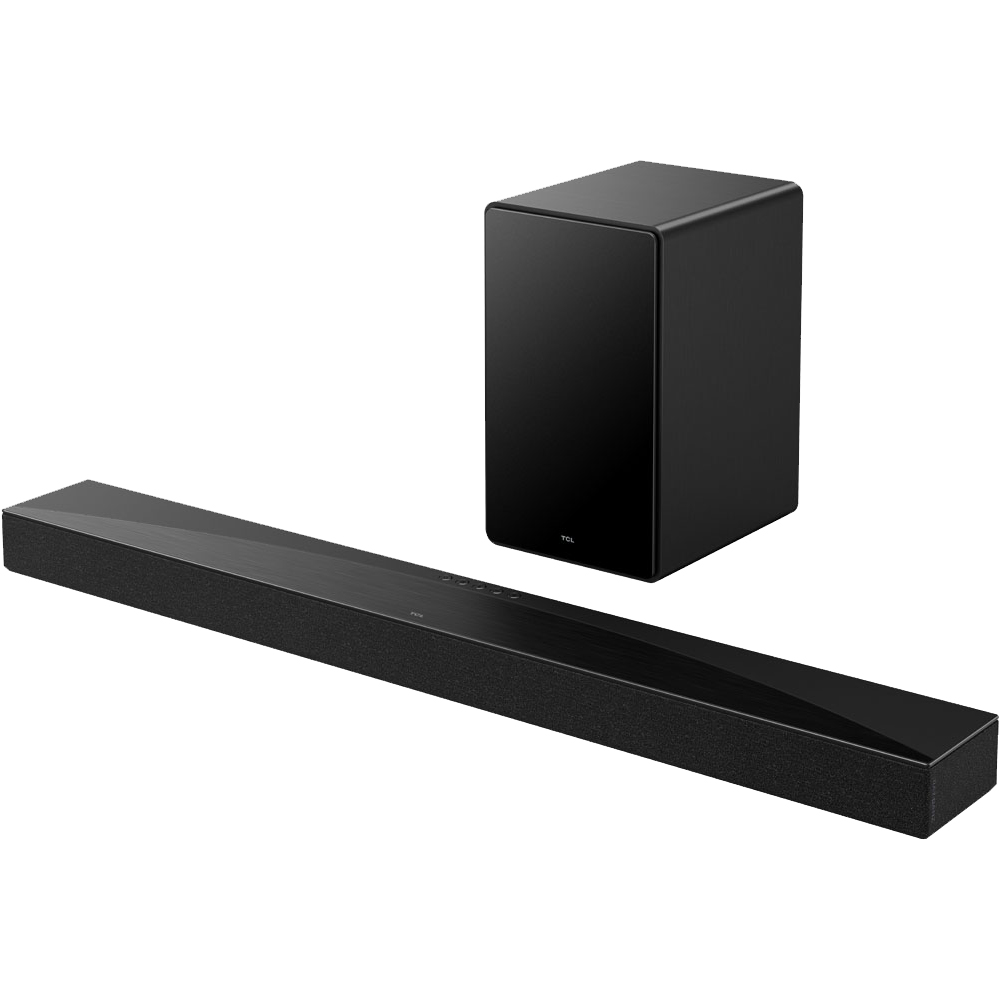 TCL 5.1 Channel Dolby Atmos & DTS:X | Sound Bar with Subwoofer (Q65H) model Q65H front view - GharOne Nepal view 3