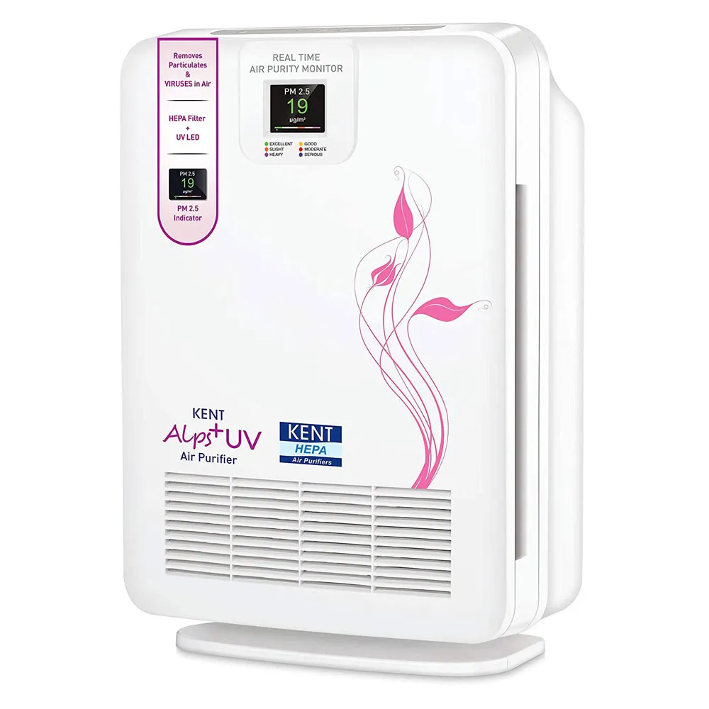 KentRO Room Air Purifier - Alps+ UV model Kent Alps Plus UV Air Purifier front view - GharOne Nepal