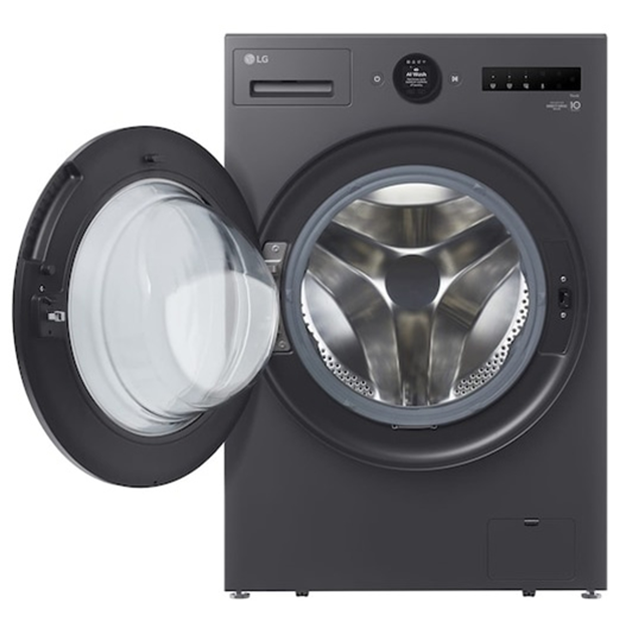 LG 20 Kg Washer & 10 Kg Dryer | AI Direct Drive 2.0 | AI Wash | Steam | ezDispense (F2520RNTGA.AEGQ) model F2520RNTGA.AEGQ front view - GharOne Nepal view 3