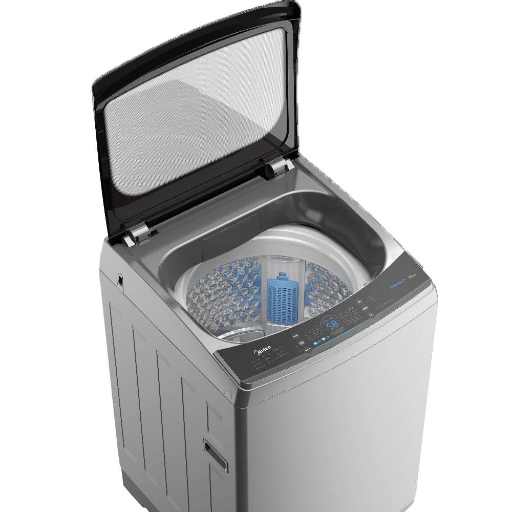 Midea 8.5 Kg Top Load Washing Machine model MA200W85G front view - GharOne Nepal
