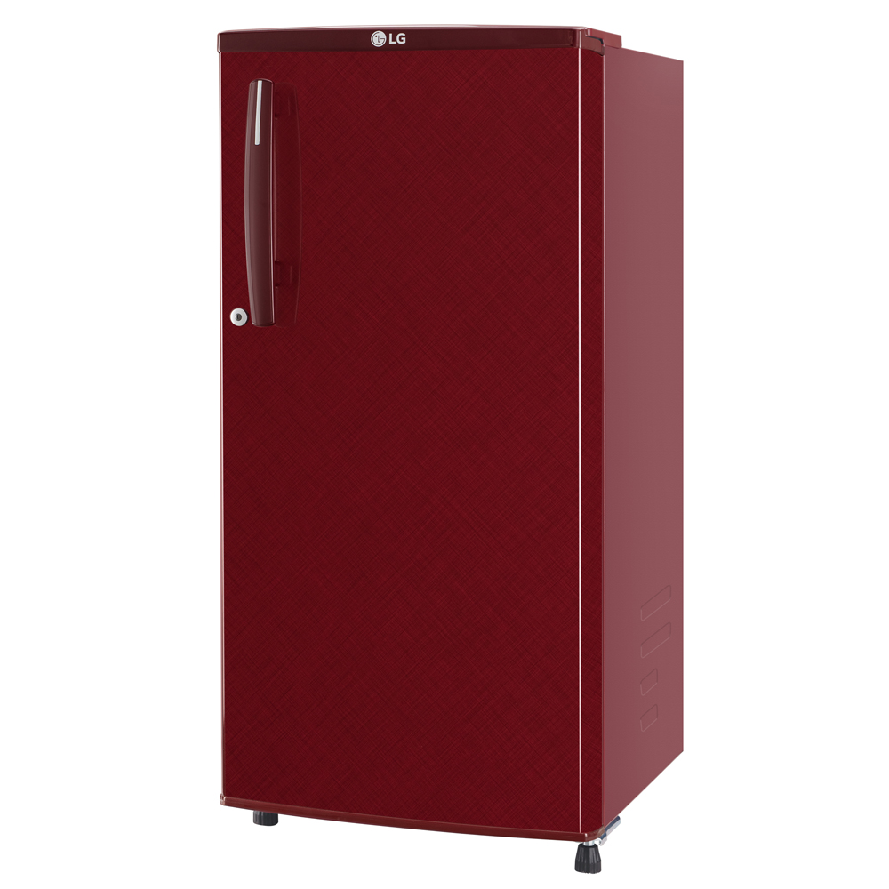 LG 185 Liter Single Door Refrigerator (GLB203ALCC.ALCQ) model GLB203ALCC.ALCQ front view - GharOne Nepal view 6