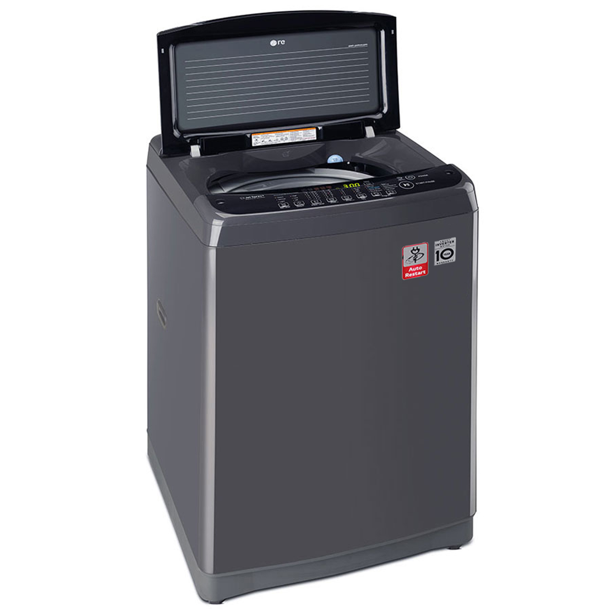 LG 9 Kg Top Load Washing Machine (T2109VSAB) model T2109VSAB front view - GharOne Nepal