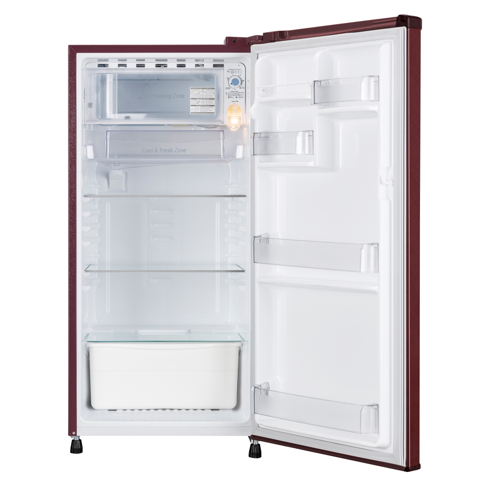 LG 185 Liter Single Door Refrigerator (GLB203ALCC.ALCQ) model GLB203ALCC.ALCQ front view - GharOne Nepal view 5