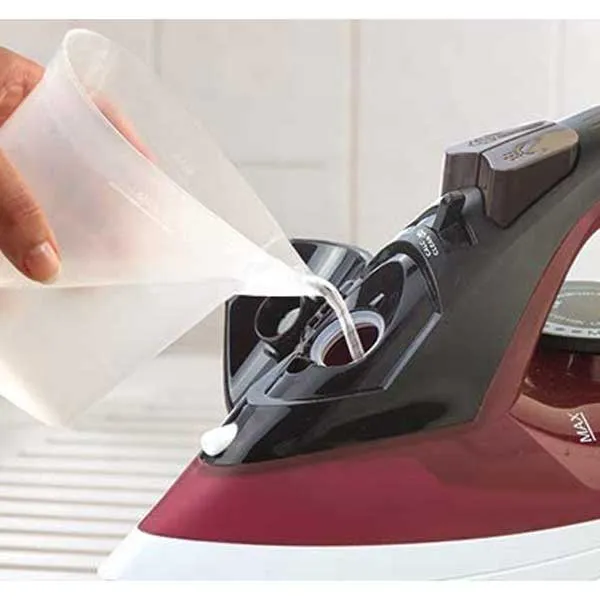 Black+Decker 1600 W Iron With Anti Drip model X1550-B5 front view - GharOne Nepal view 4