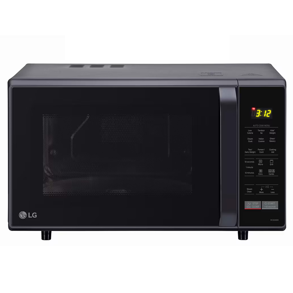 LG 28 Liter Convection Microwave Oven (MC2846BG) model MC2846BG front view - GharOne Nepal